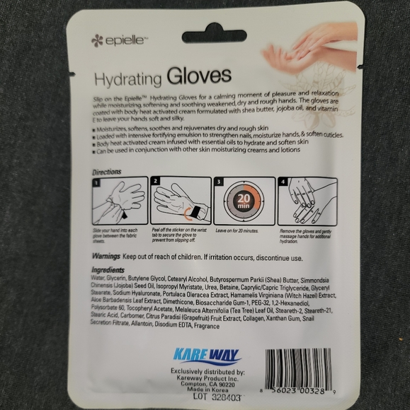 Epielle Moisturizing, Hydrating, Nourishing Glove & Sock Set of 5 - NEW - Picture 5 of 11